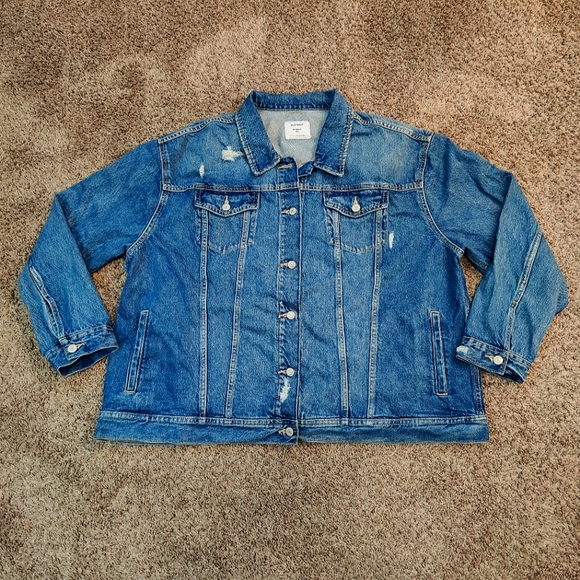 Old Navy Jackets & Blazers - Old Navy Boyfriend Relaxed Jean Jacket
